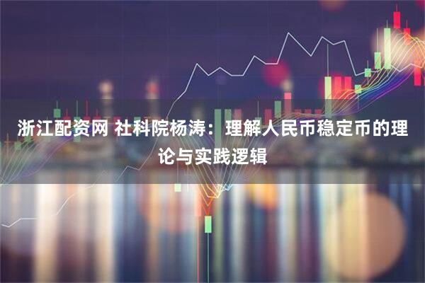 浙江配资网 社科院杨涛：理解人民币稳定币的理论与实践逻辑